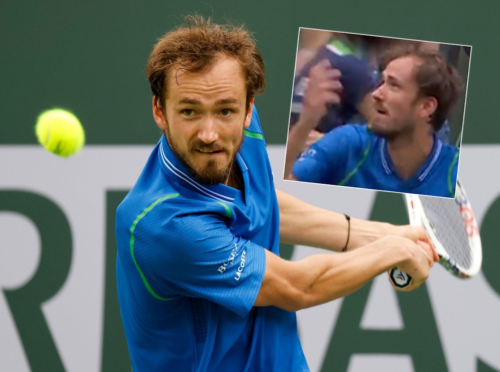 Medwedew tobt in Indian Wells