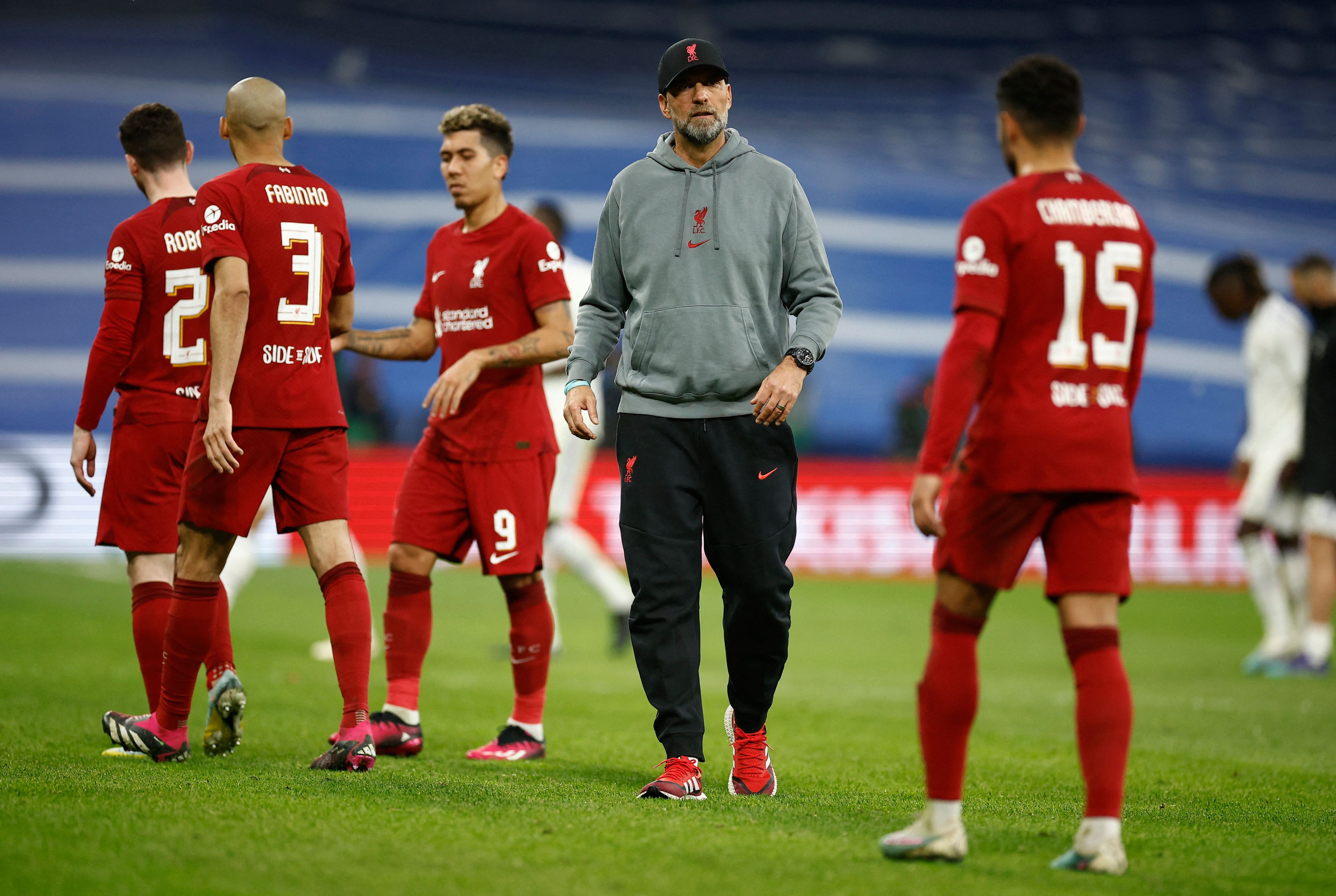 Im Santiago Bernabeu ertönte plötzlich die Liverpool-Hymne. 