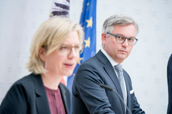 Ringen noch um die Details: Energieministerin Leonore Gewessler (Grüne) und Finanzminister Magnus Brunner (ÖVP).