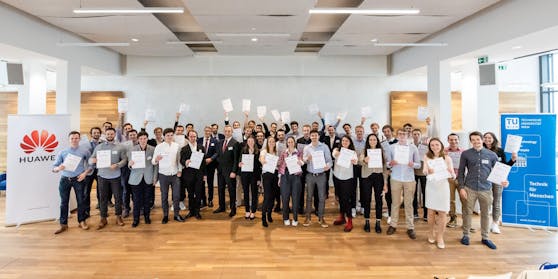 Huawei SFTF-Scholarship Verleihung an der TU Wien 2022.