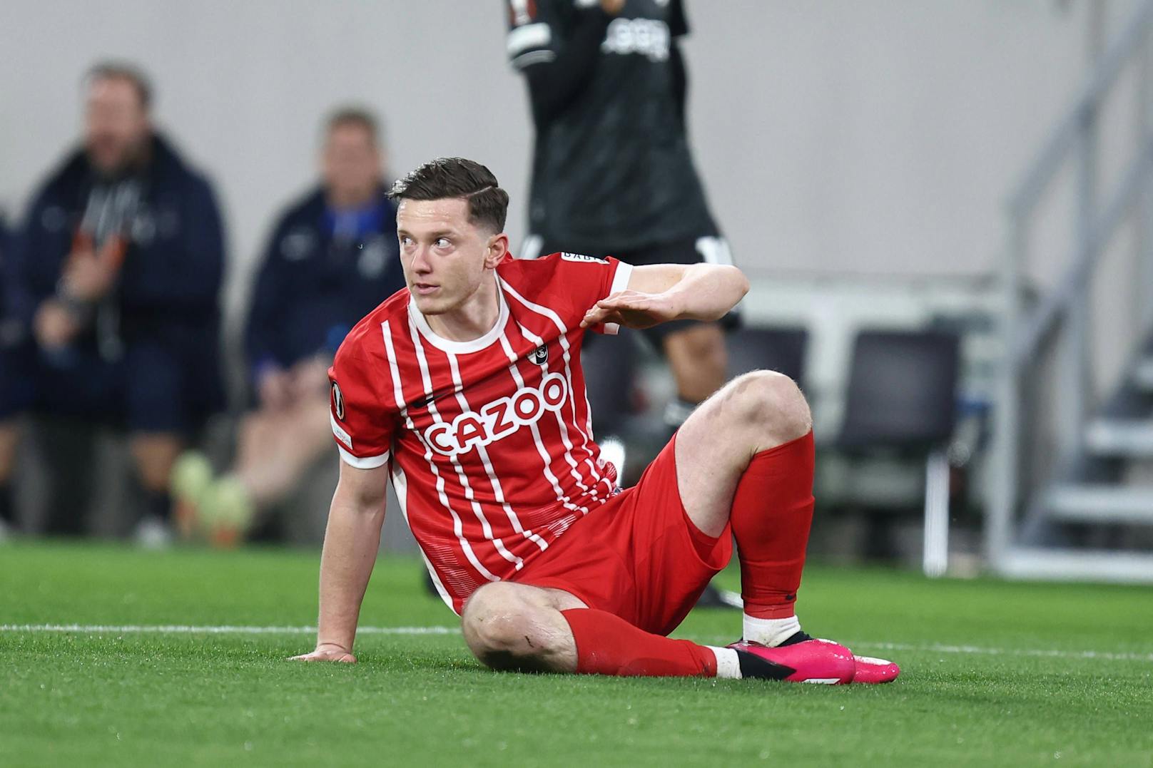 Michael Gregoritsch ist mit Freiburg in der Europa League gescheitert