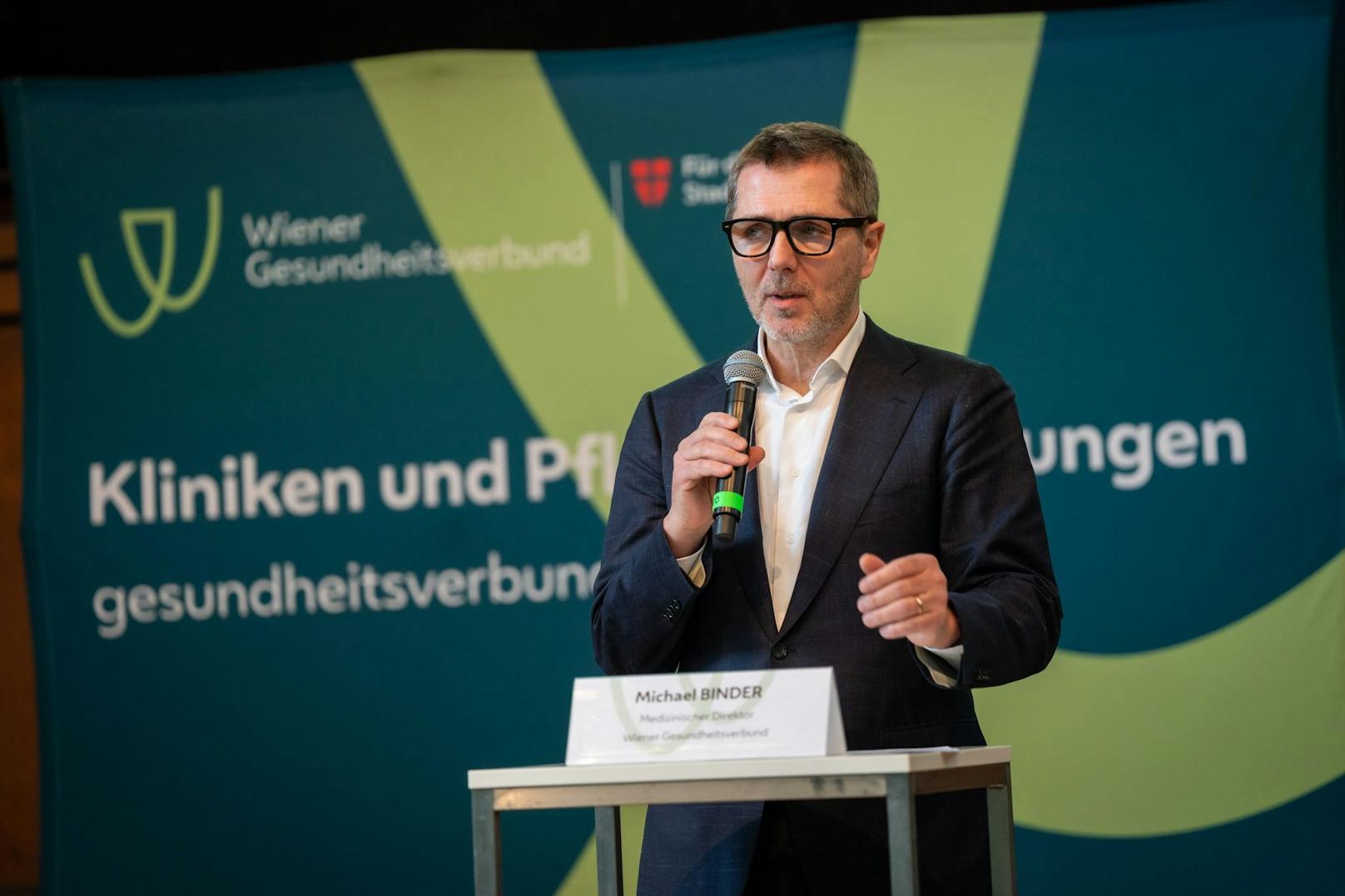 Michael Binder, Medizinischer Direktor des Wiener Gesundheitsverbundes