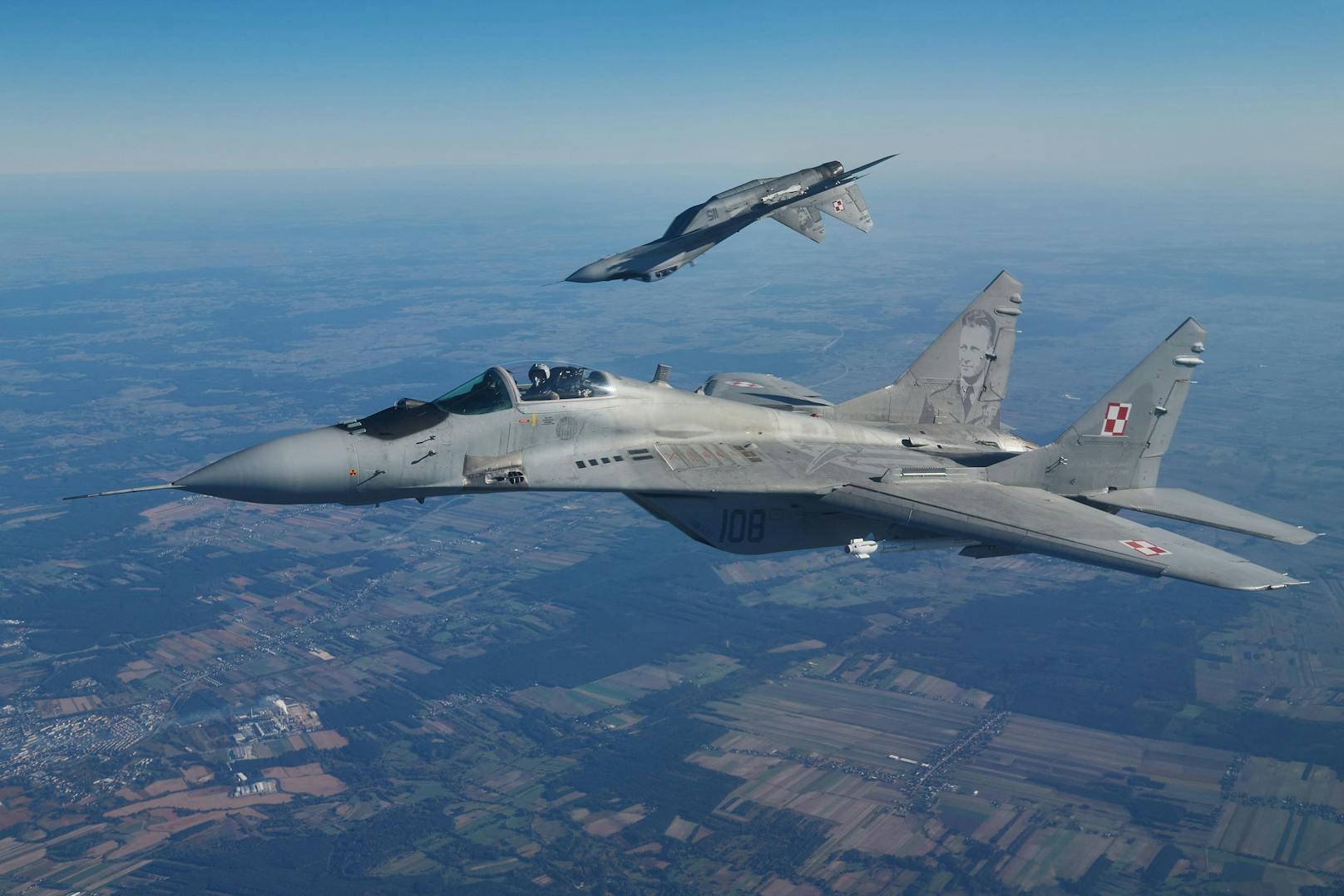Polen liefert vier Kampfflugzeuge an die Ukraine