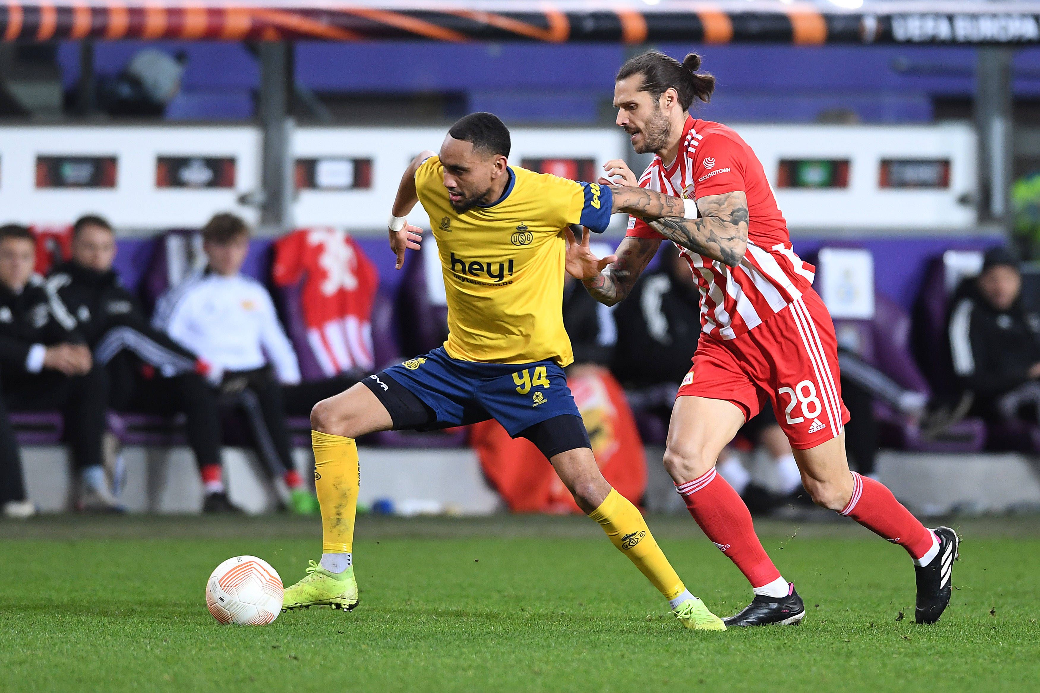 Christopher Trimmel (r.) traf mit Union Berlin auf Union Saint-Gilloise
