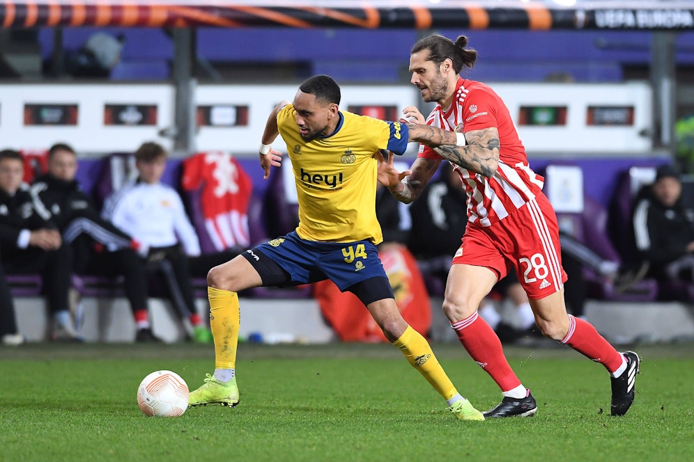 Christopher Trimmel (r.) traf mit Union Berlin auf Union Saint-Gilloise