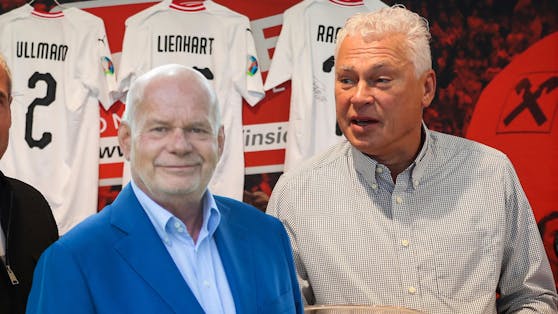 Toni Polster (r.) und Manfred Ainedter