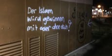 IS-Graffiti-Sprayer in St. Pölten von Polizei gefasst