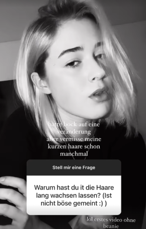 Ein seltenes Bild von <strong>Ness</strong>: "Erstes Video ohne Beanie"