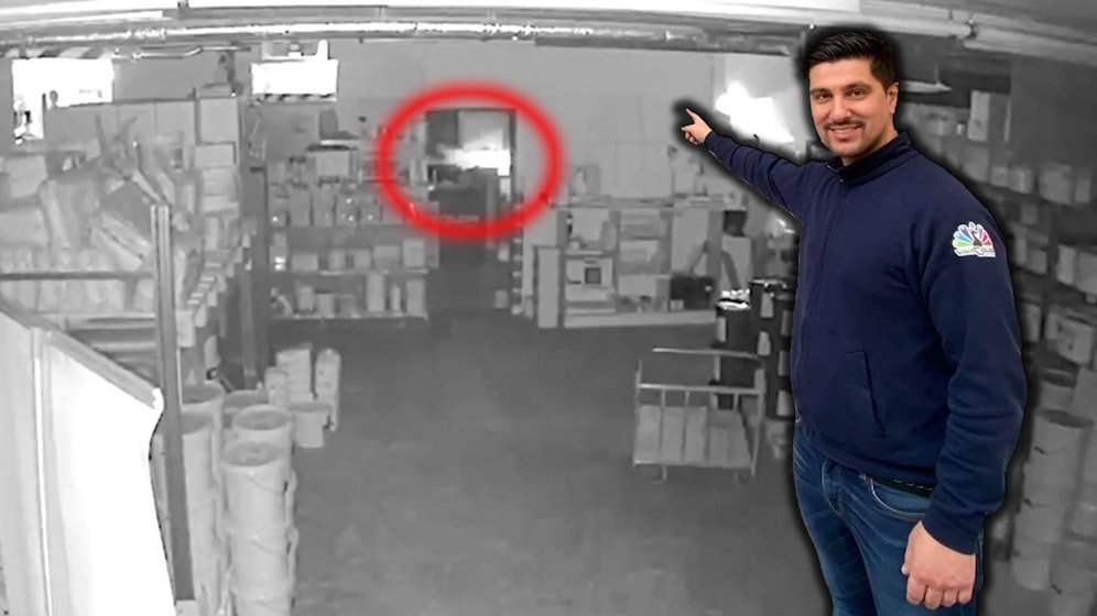 In einem Maler-Geschäft in Wien-Fünfhaus wurde eingebrochen – der Maler-Boss kann darüber nur schmunzeln.