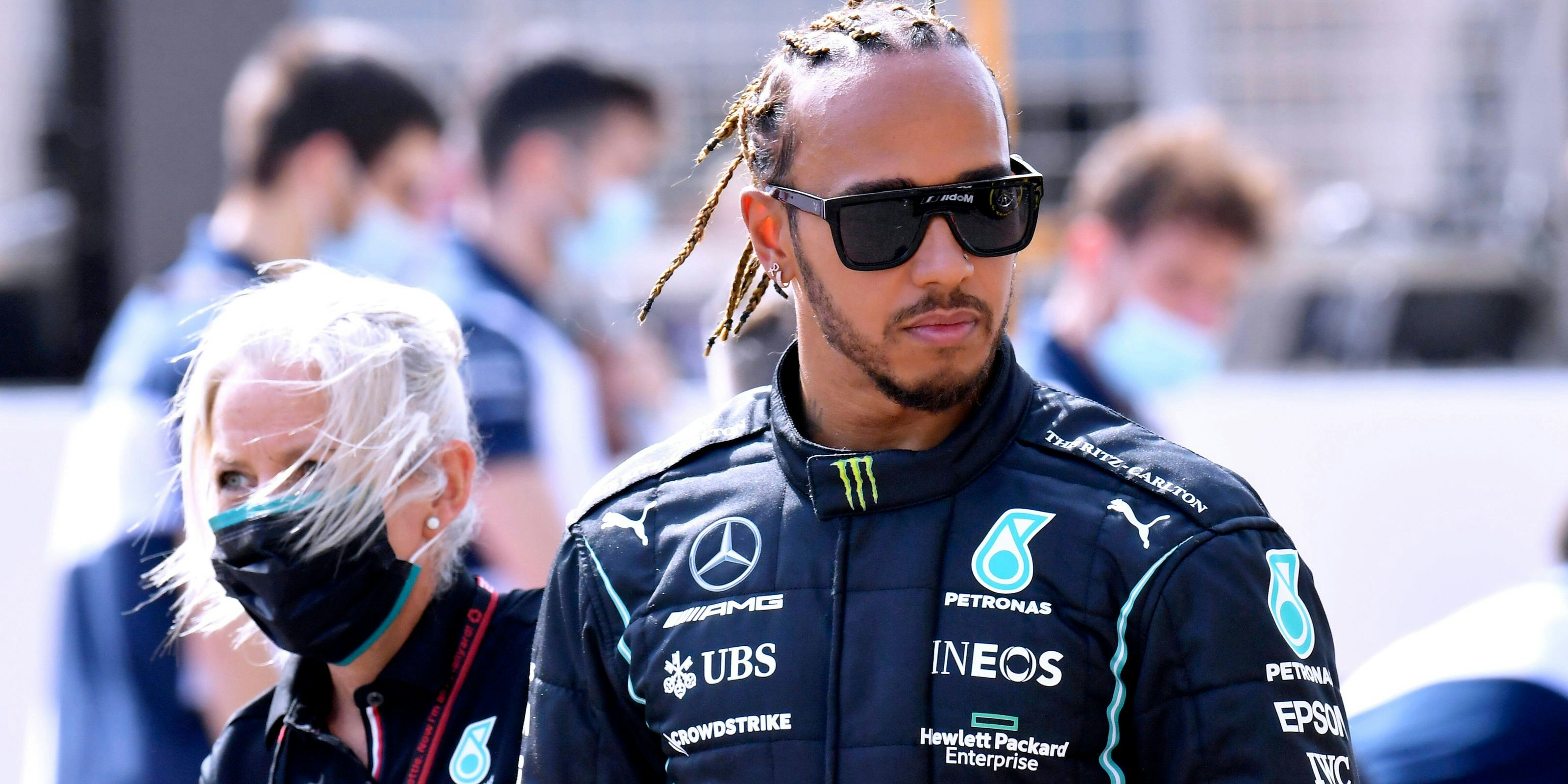 Angela Cullen und Lewis Hamilton