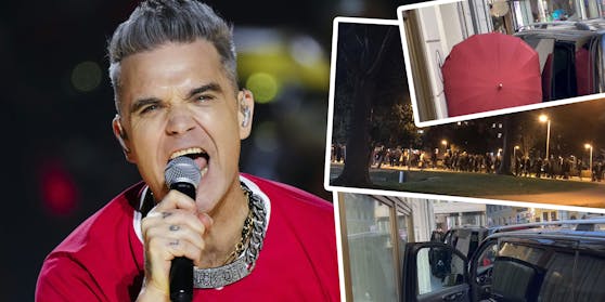 Robbie Williams stellt Wien auf den Kopf.