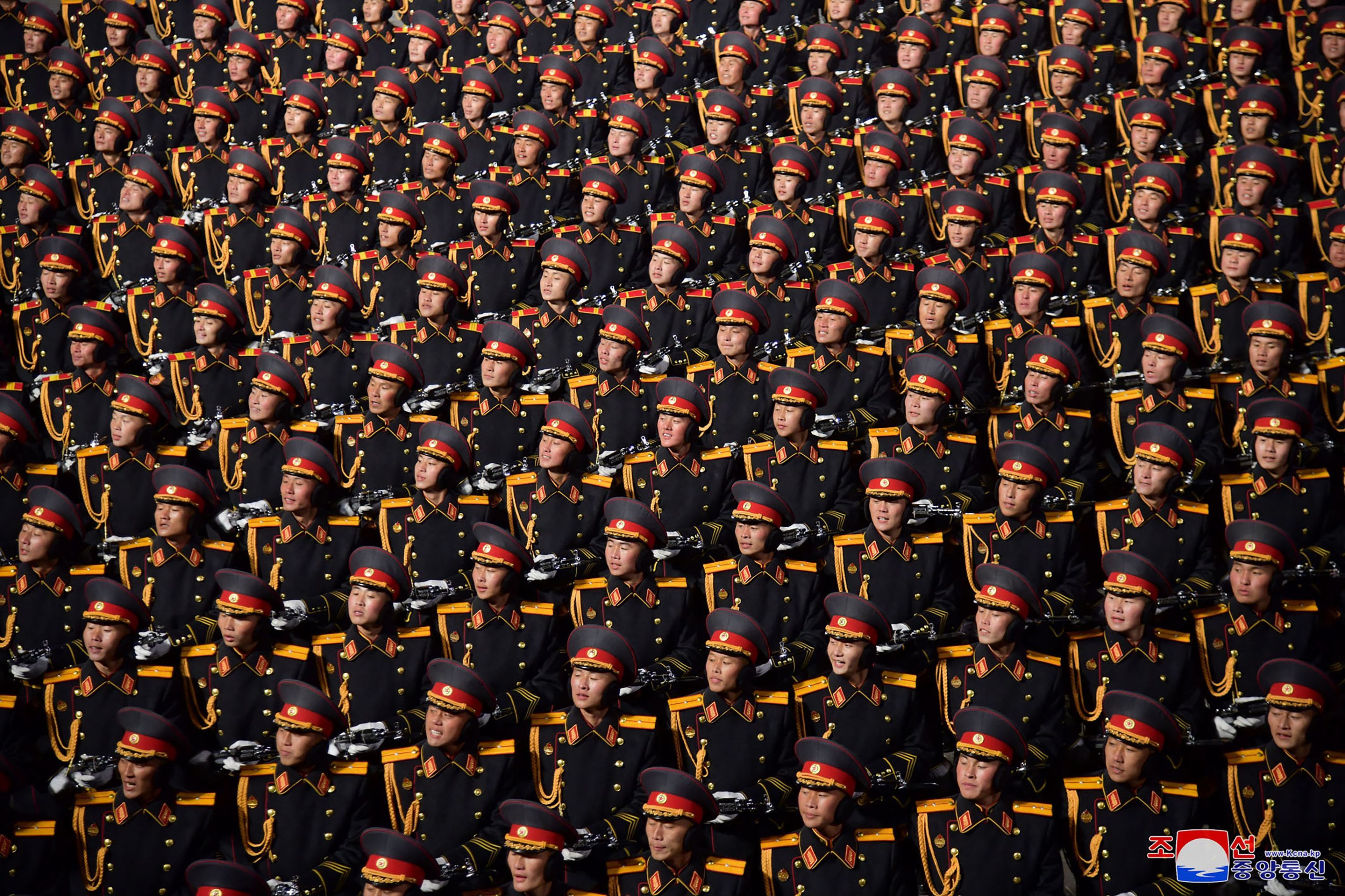 Eine Militärparade in Nordkorea. Archivbild. 