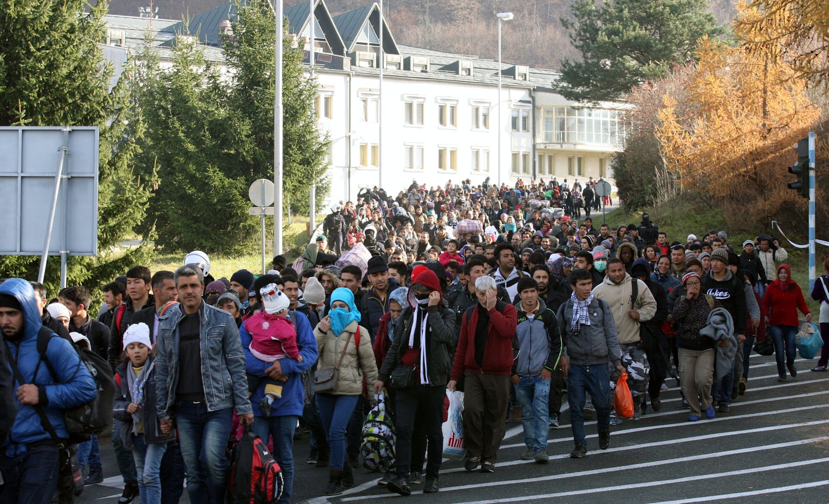 Nur Ungarn und Dänemark wollen syrische Flüchtlinge abschieben. 