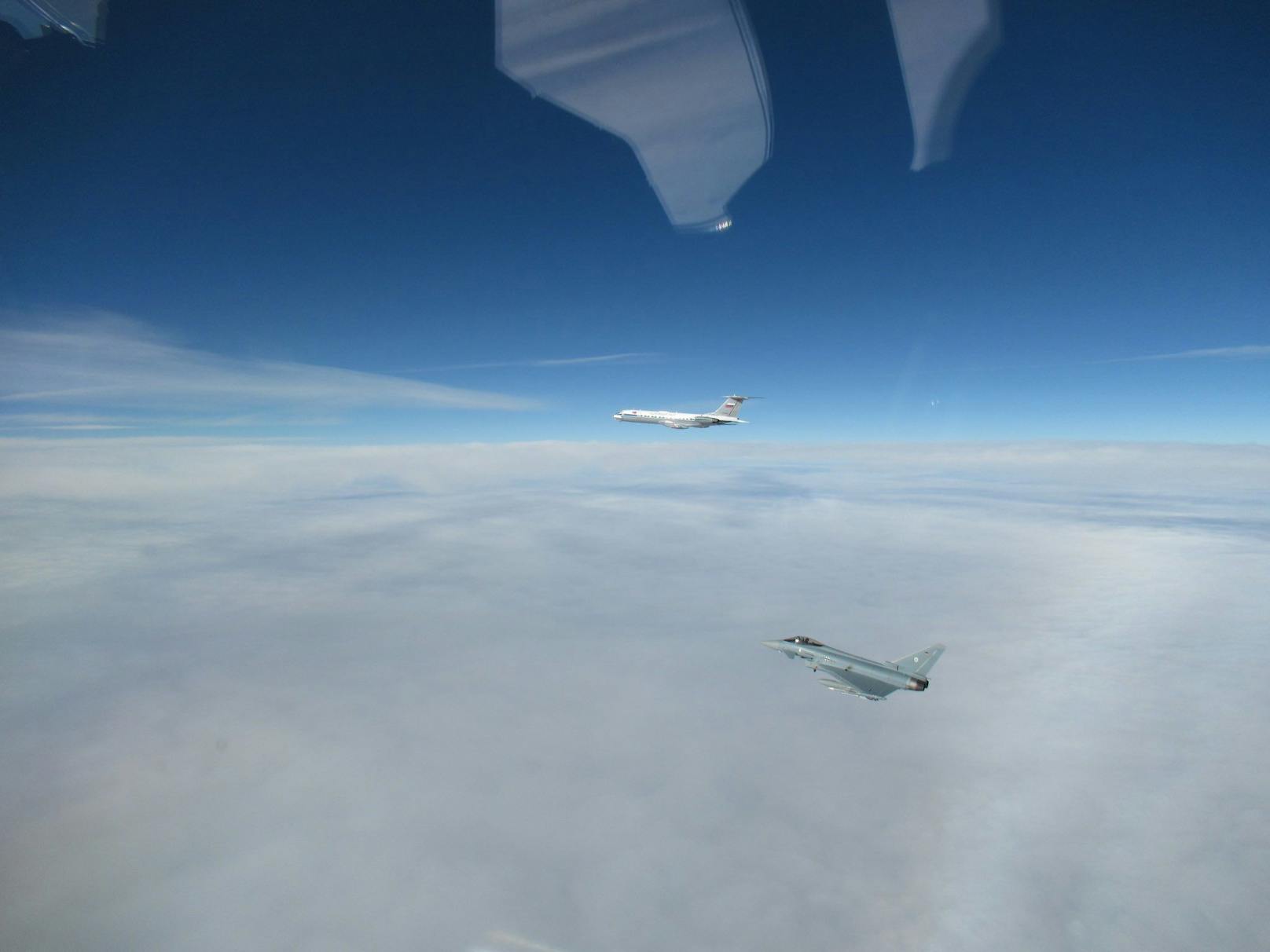 Eurofighter steigen auf – vier Russen-Jets abgefangen