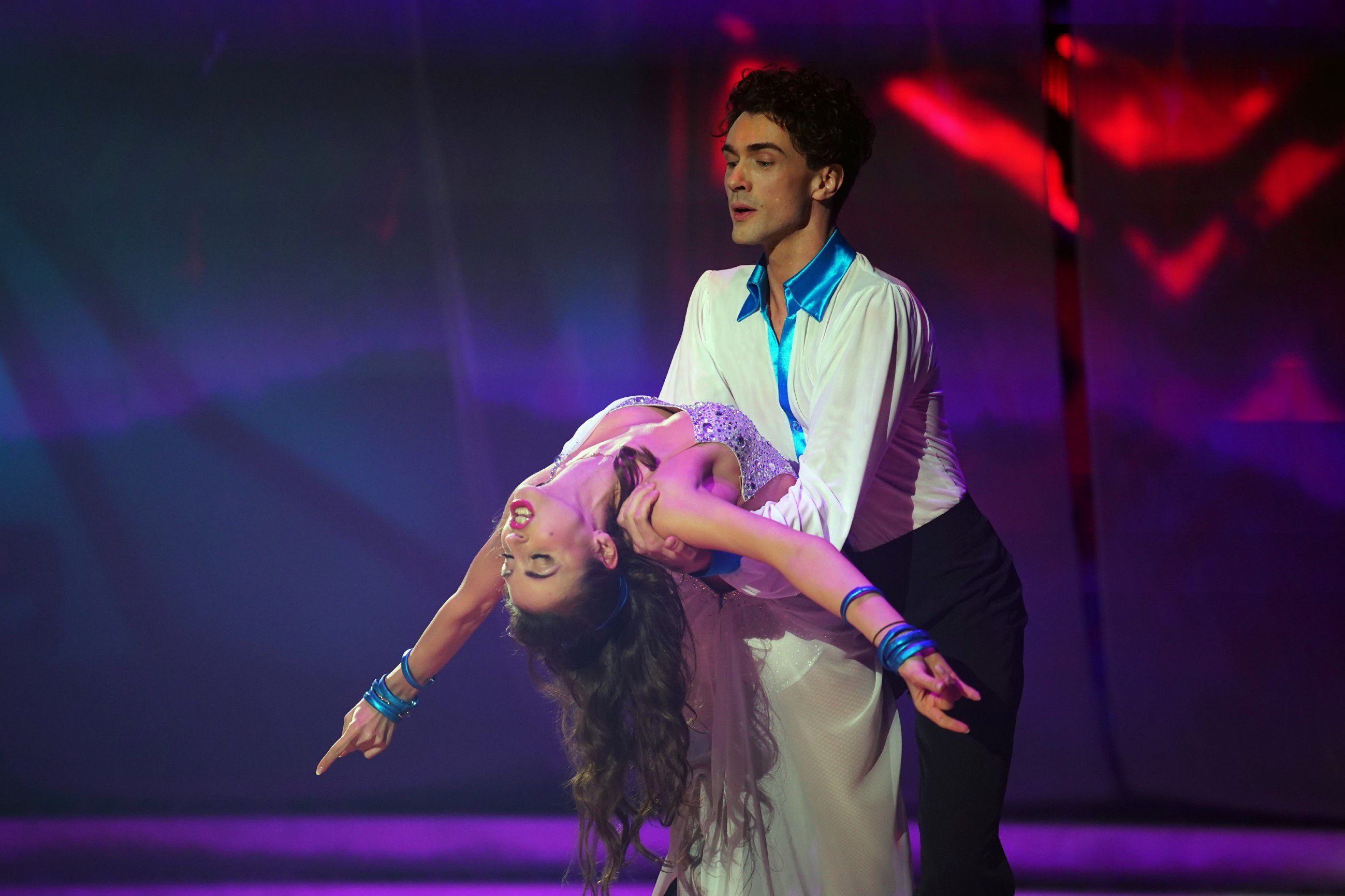 Timon Krause und Ekaterina Leonova tanzen Rumba und kamen sich sehr nahe.