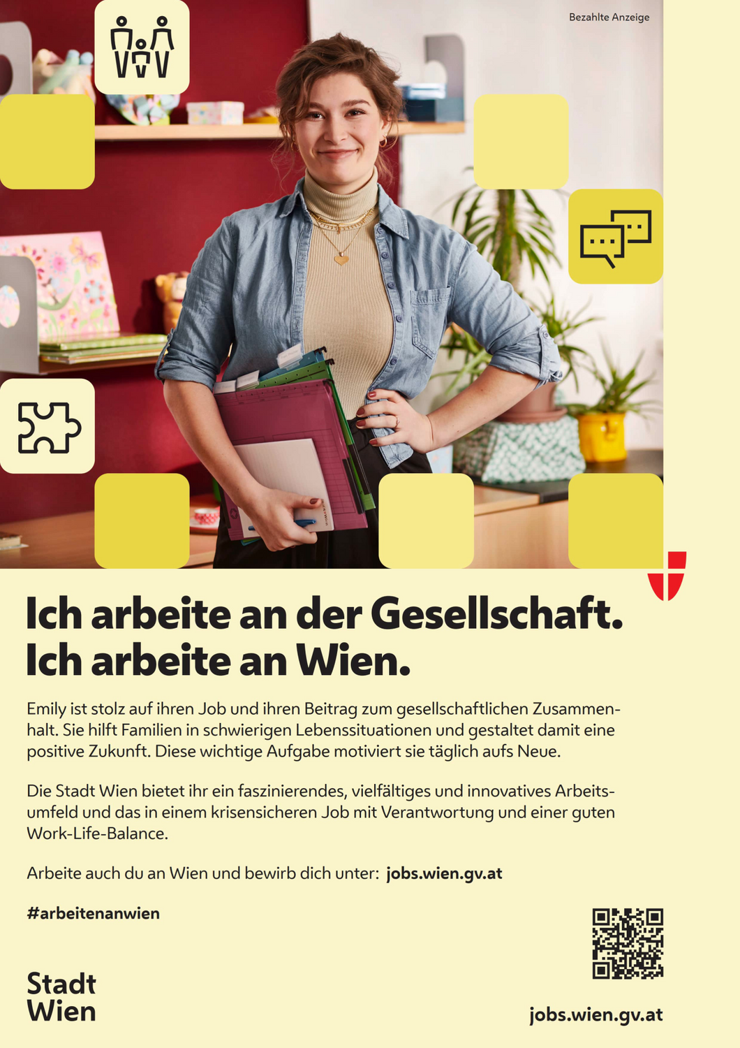 Bis 2030 sucht die Stadt Wien rund 21.000 neue Mitarbeiter. Jetzt wurde dafür eine Kampagne gestartet.