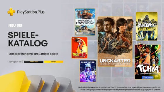 PlayStation Plus Extra- & Premium-Neuzugänge im März.