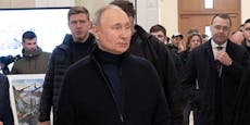 Blass, behäbig, humpelnd – so schwach sah man Putin nie