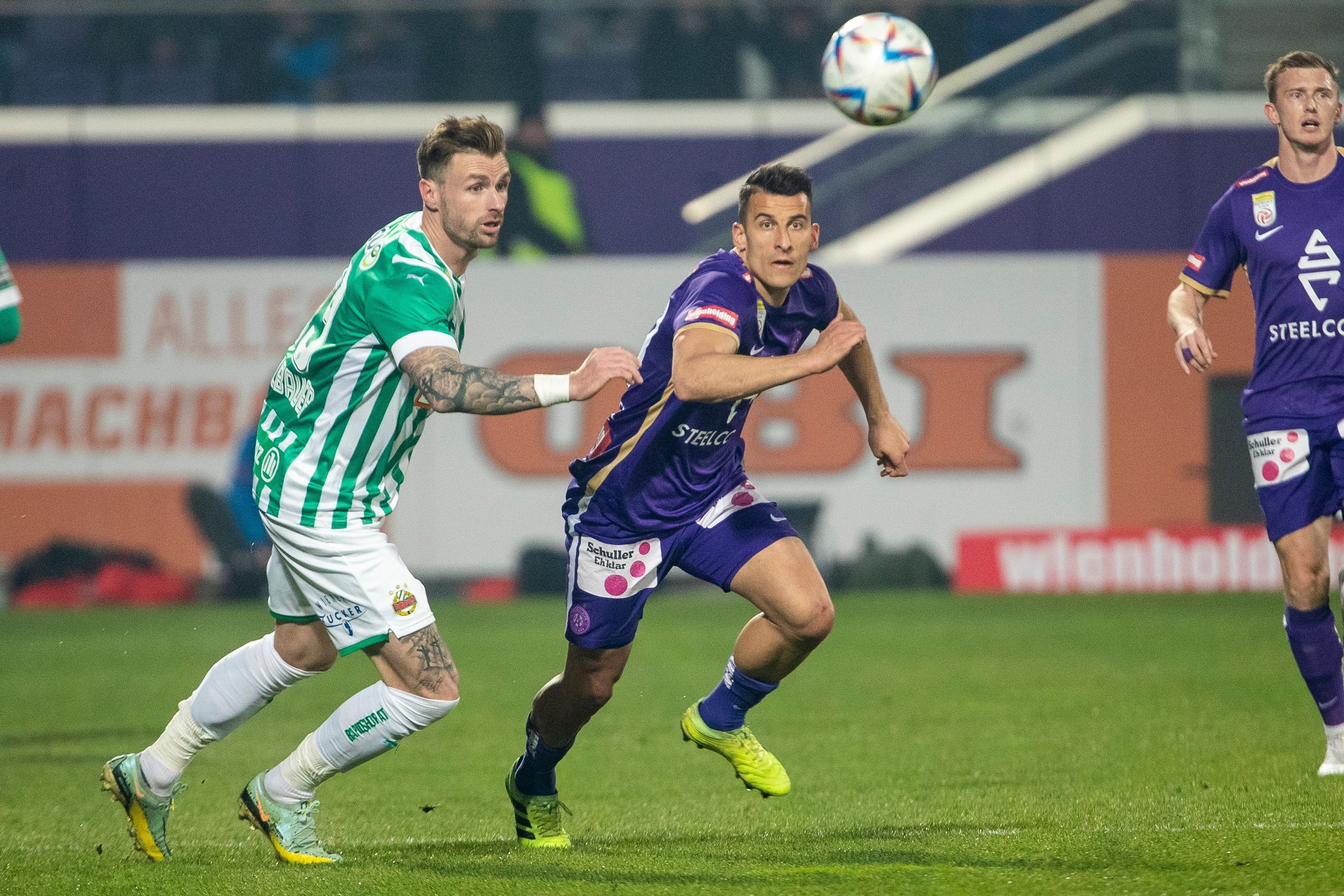 Michael Sollbauer im Duell mit Manfred Fischer