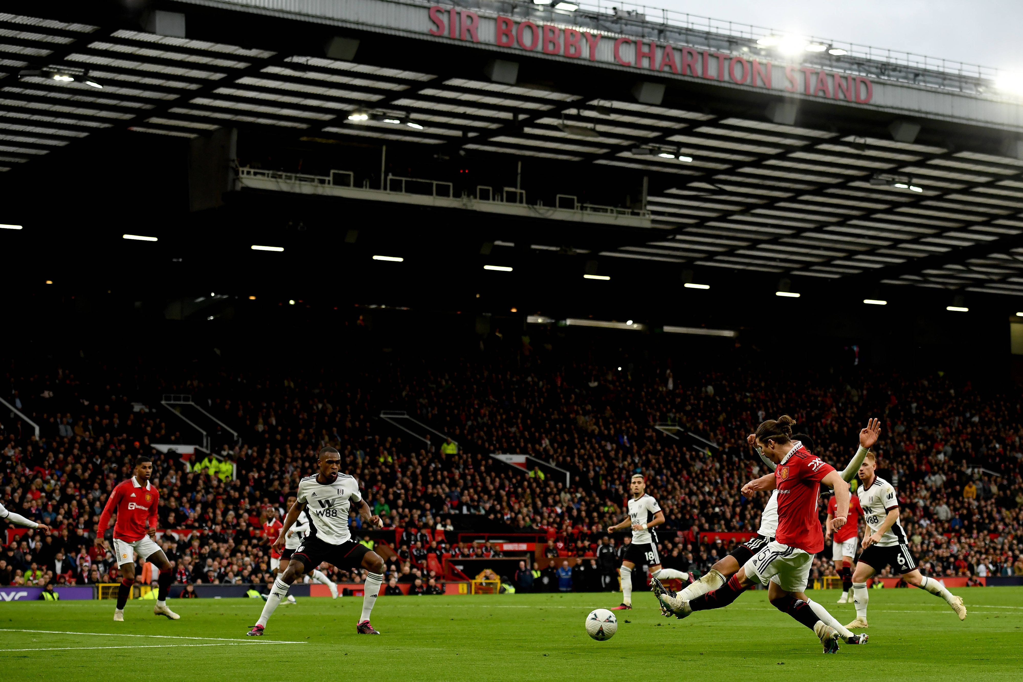 Marcel Sabitzer im Einsatz gegen Fulham.
