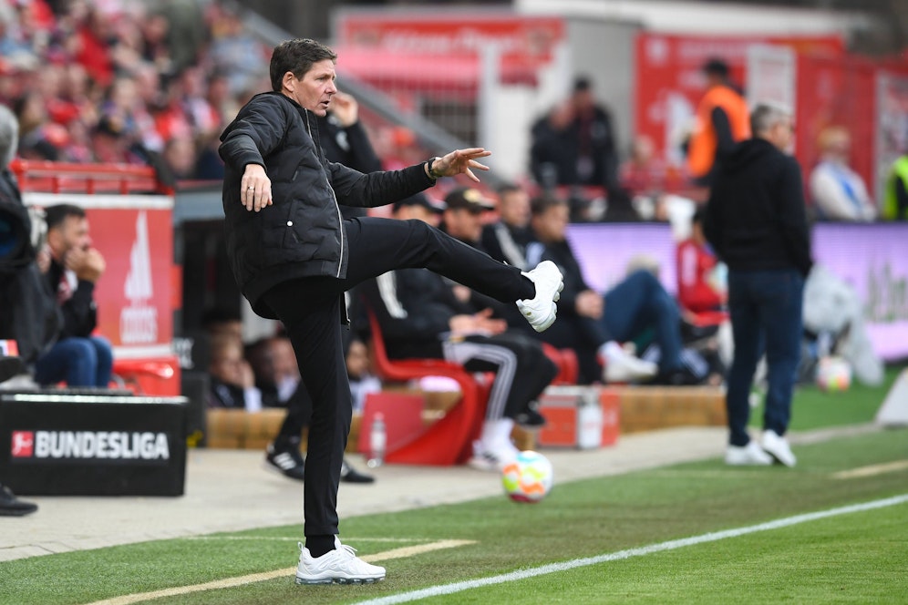 Oliver Glasner verliert mit Frankfurt gegen Union Berlin.