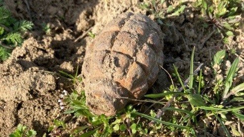 Die Handgranate wurde sichergestellt.