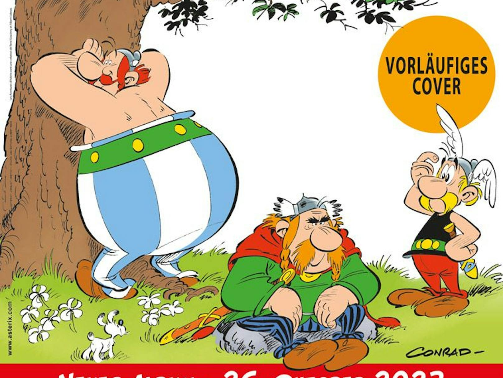 Am Nationalfeiertag diesen Jahres erscheint der 40. Albumband von "Asterix". Der Titel: "Die weisse Iris".