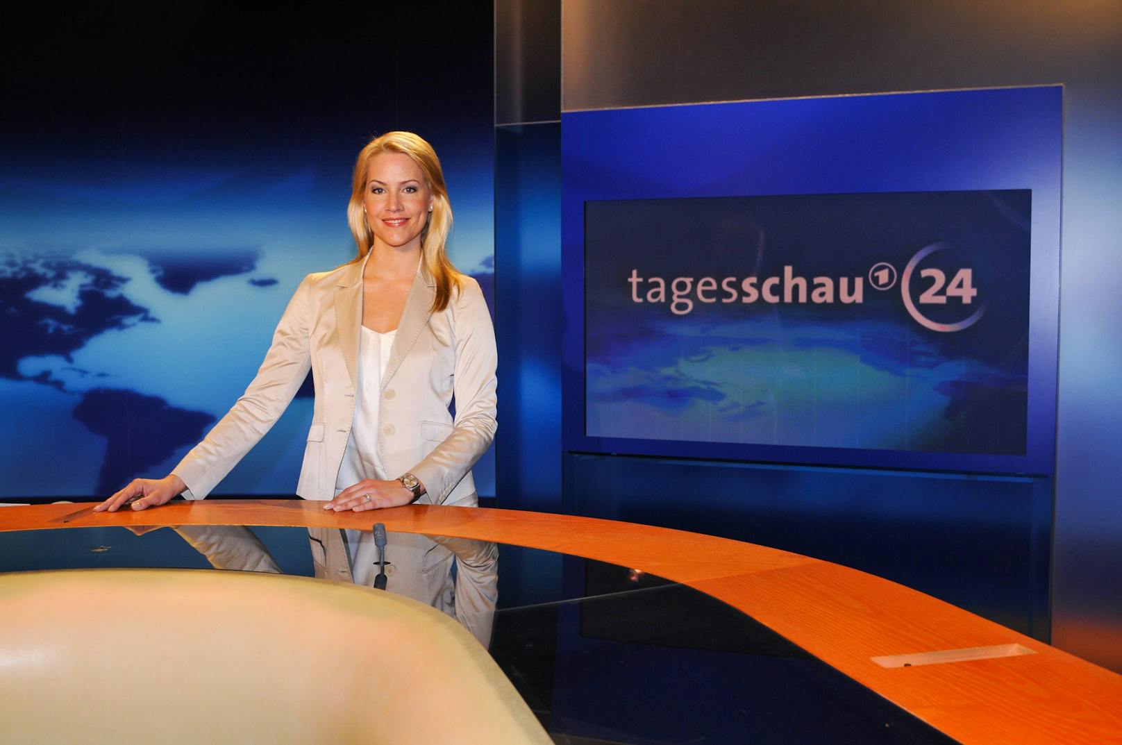 Die "Tagesschau" der ARD wird täglich von 20.00 bis 20.15 Uhr gesendet. Im Bild: Moderatorin Judith Rakers