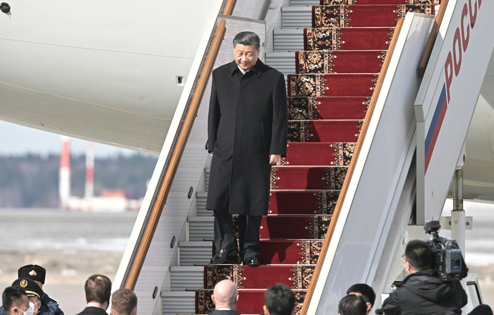 Am Montag reiste Xi nach Russland, will dort über eine Stärkung der Partnerschaft zwischen China und Russland diskutieren.
