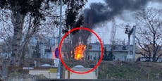 Flammen wüten aus Wiener Haus – Feuerwehr im Großeinsatz