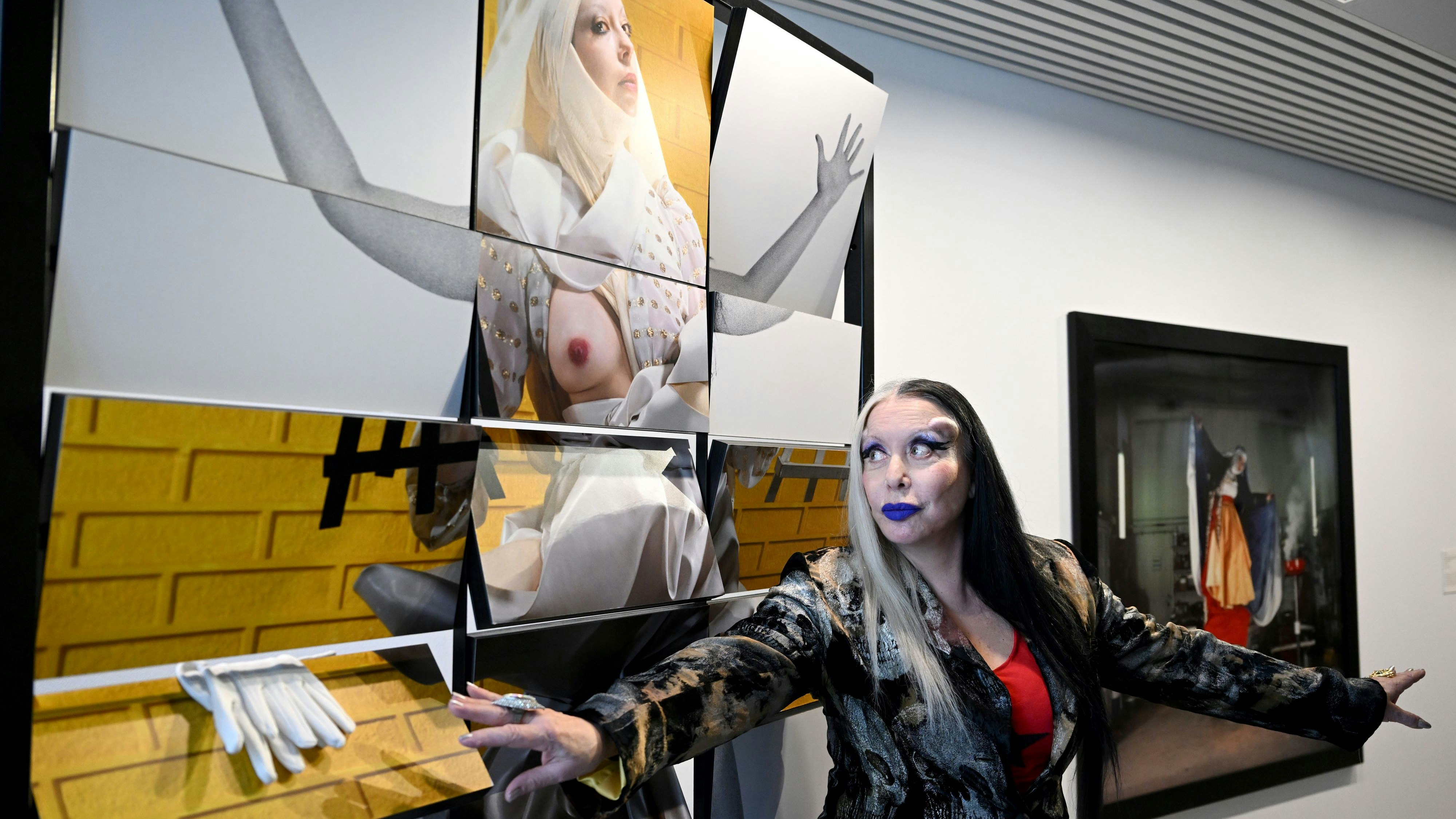 ORLAN ließ sich durch etliche chirurgische  Performance-Eingriffe "verschönern".
