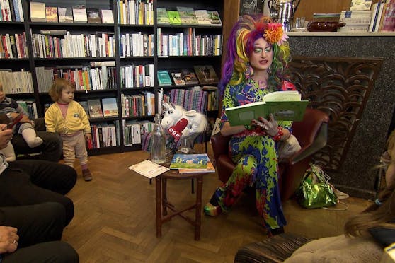 Kinder lauschten "Candy Licious" andächtig bei ihrer Lesung in Wien-Mariahilf.