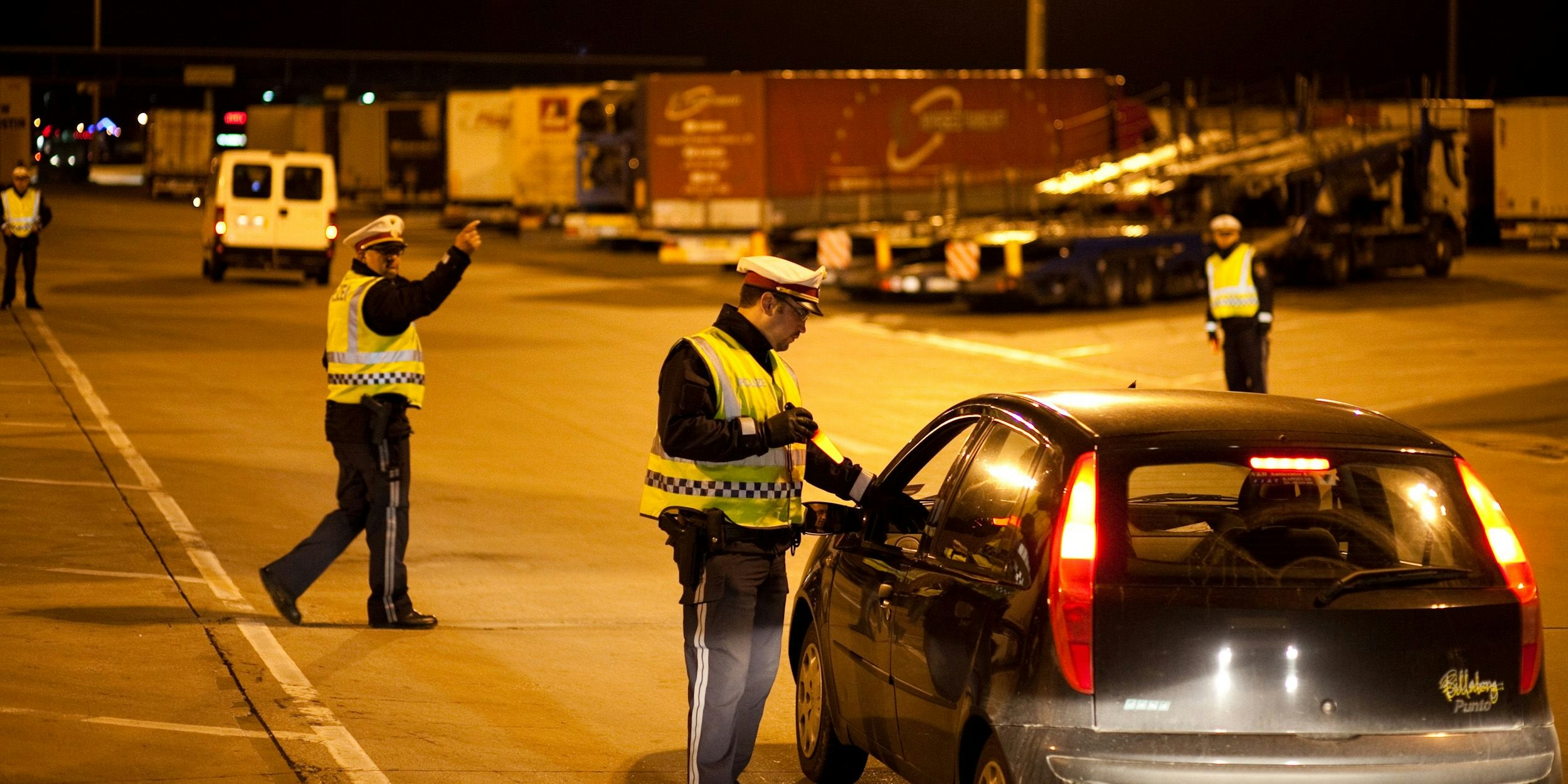In der Nacht auf Dienstag fand in Wien ein Planquadrat statt. Archivbild. 
