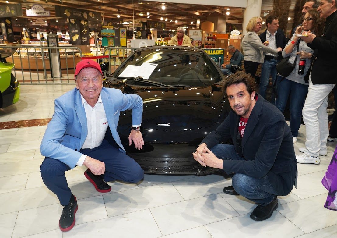 Heribert Kasper mit Josef Winkler.