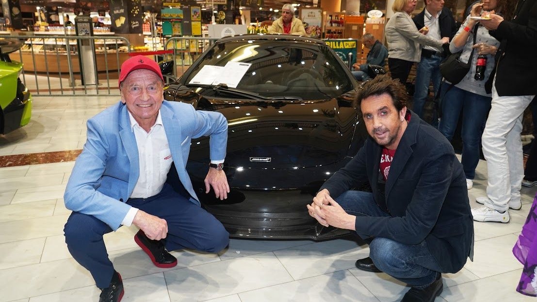 Heribert Kasper mit Josef Winkler.