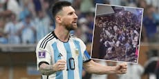 Wahnsinn! Messi wird von Fans vor Restaurant bedrängt