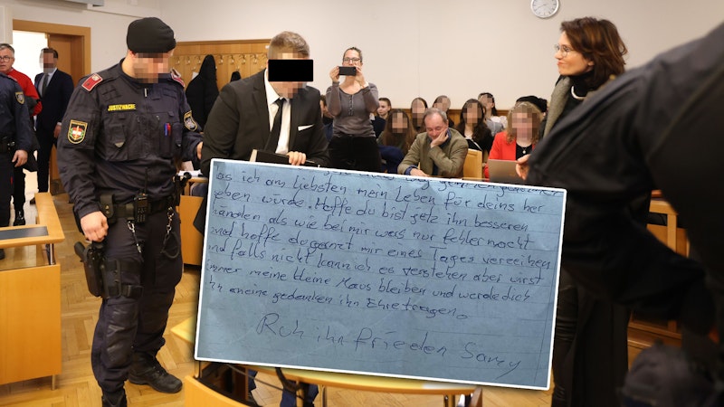Ein brisanter Brief ist nach der tödlichen Vergewaltigung aufgetaucht.