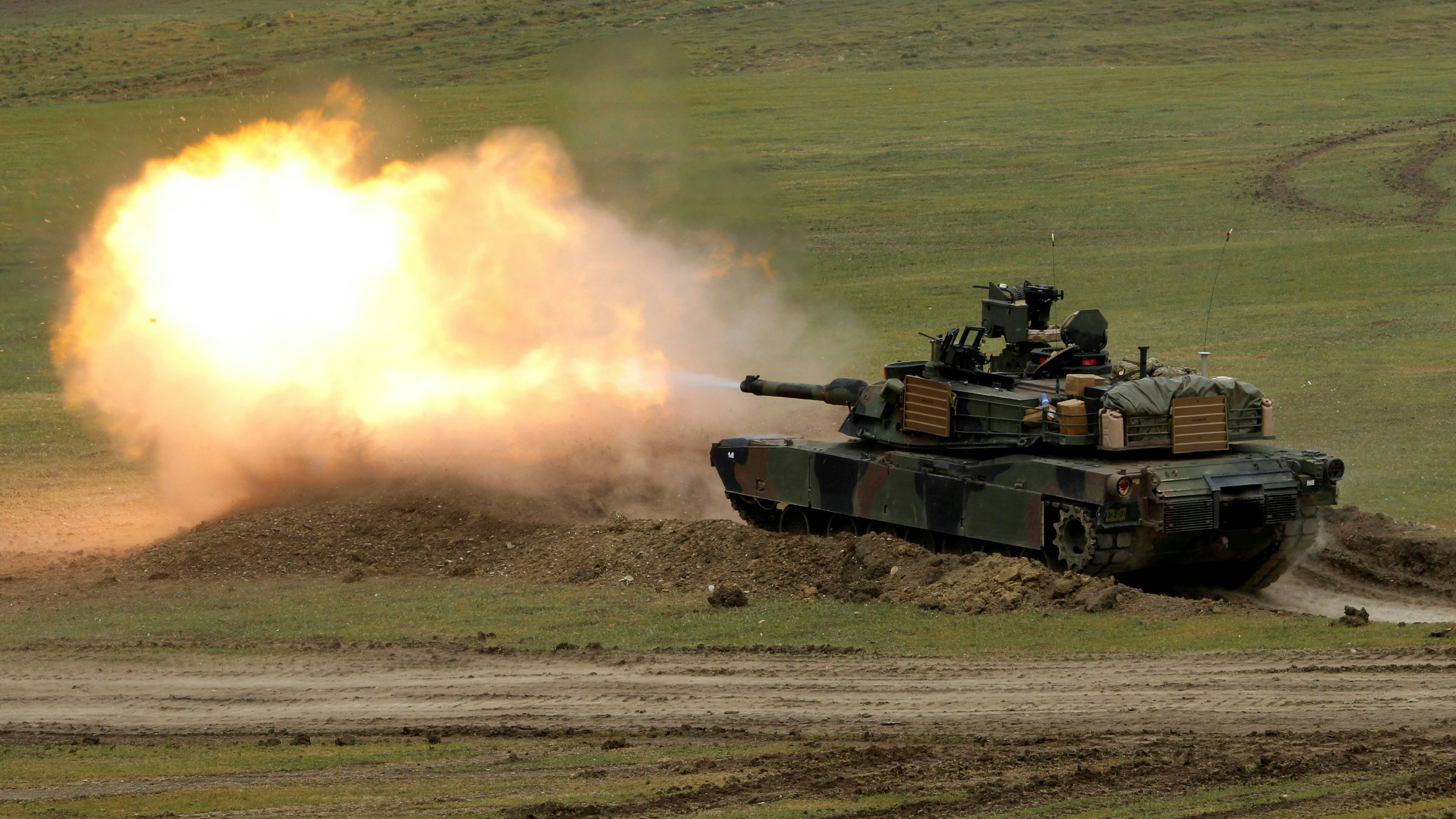 Ein US-Panzer des Typs M1A2 Abrams.