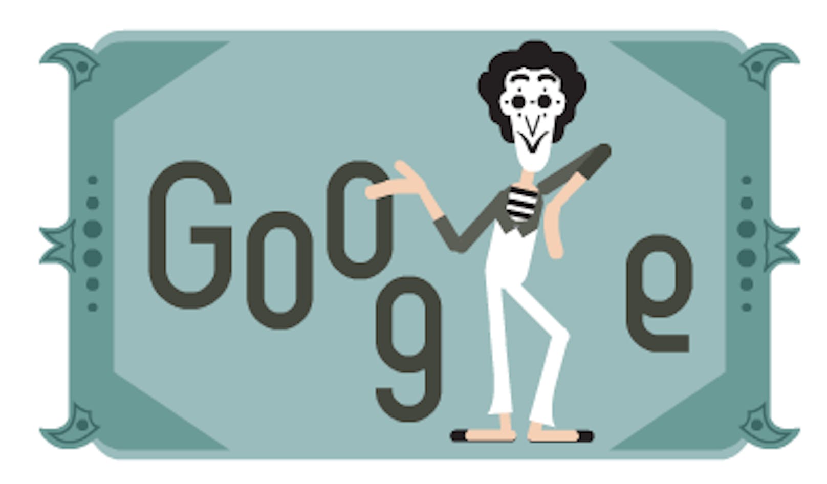 Das Google-Doodle am Mittwoch ehrt den Pantomimen Marcel Marceau.