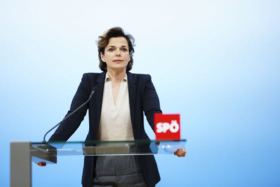 SPÖ-Parteivorsitzende Pamela Rendi-Wagner (SPÖ) nach der Sitzung des SPÖ-Präsidiums.