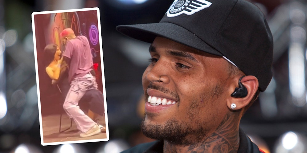 Dieser Tanz von Chris Brown war wohl zu heiß.