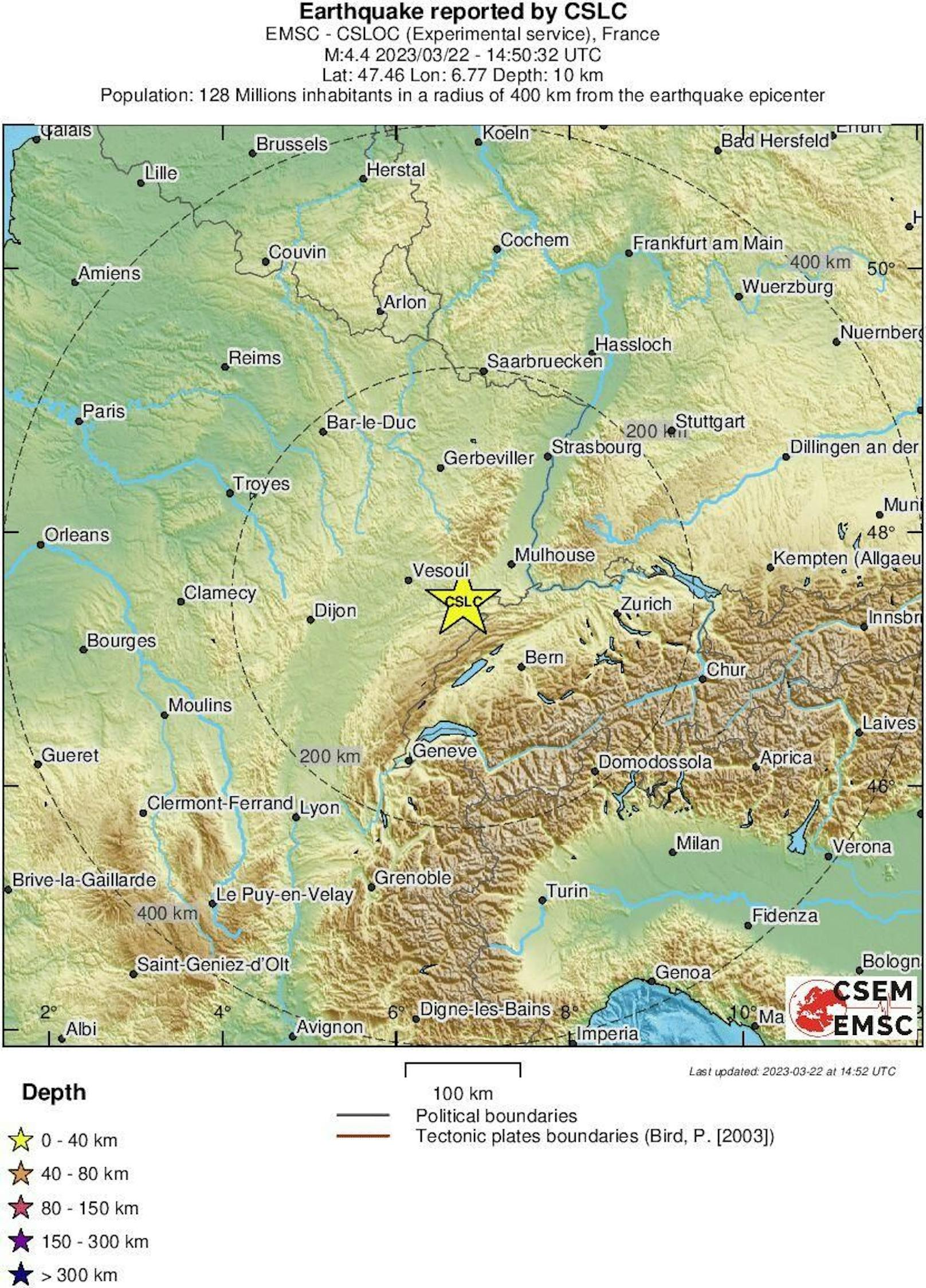 Stärke 4,3 – Erdbeben erschüttert Schweiz