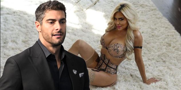 Jimmy Garoppolo bekommt ein schlüpfriges Angebot von Caitlin Bell.