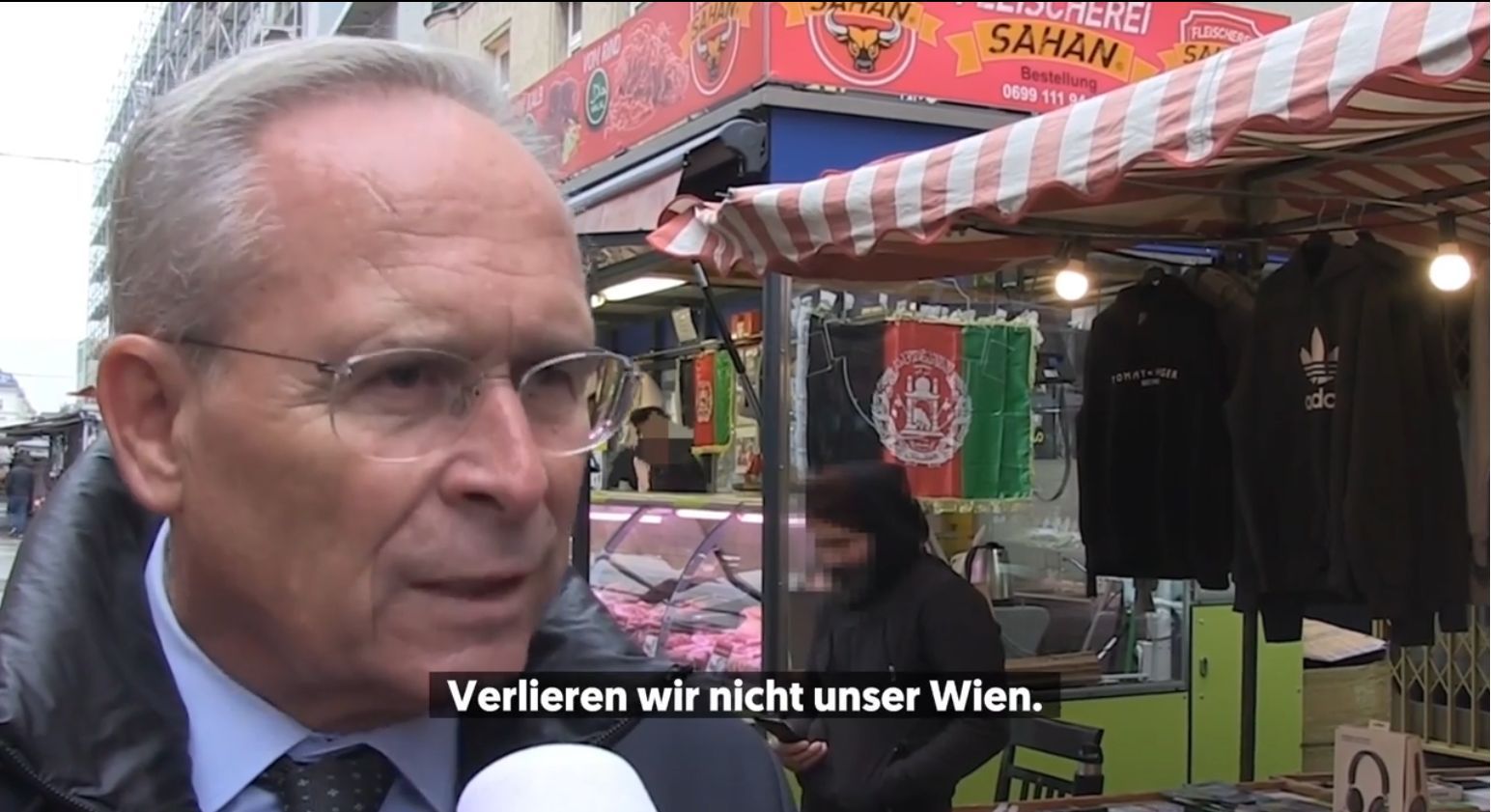 Wiens VP-Chef Karl Mahrer sorgt sich nach einem Lokalaugenschein am Brunnemarkt um "unser Wien".