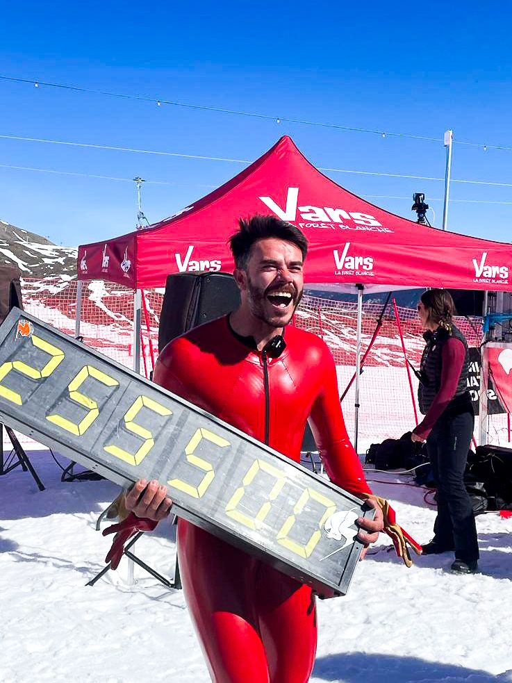 Der Franzose <strong>Simon Billy</strong> ist der schnellste Skifahrer der Welt