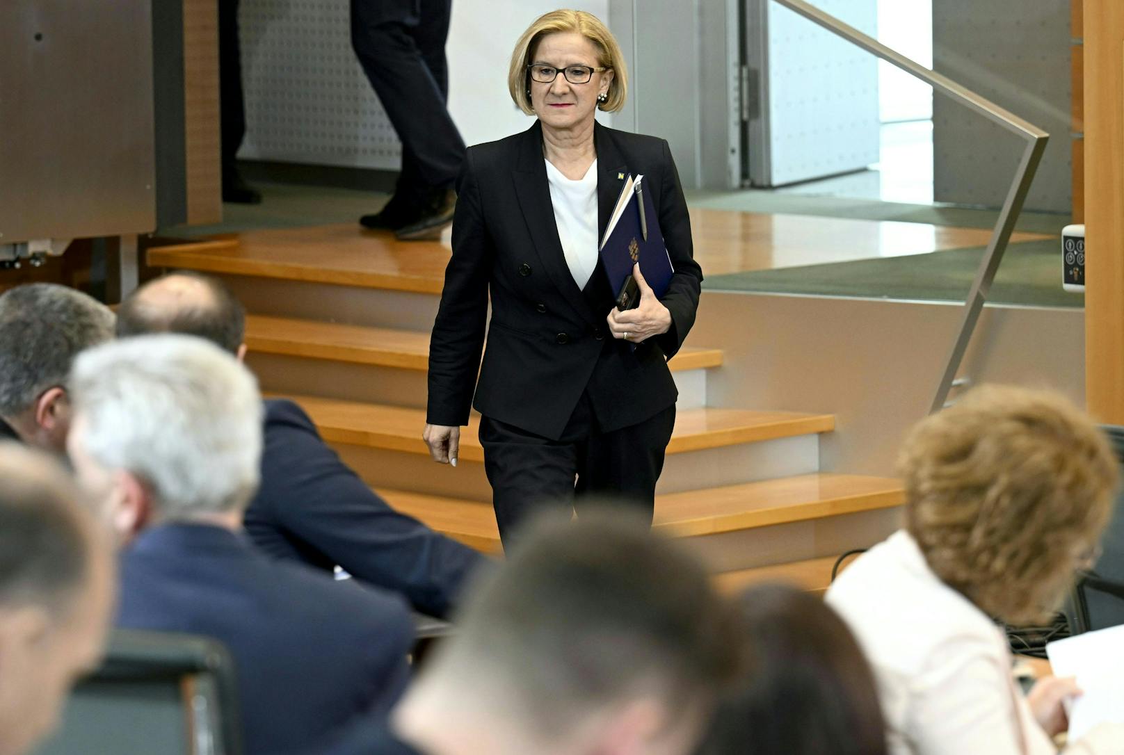 Johanna Mikl-Leitner (ÖVP) im Rahmen der Konstituierenden Sitzung des Niederösterreichischen Landtages am Donnerstag, 23. März 2023, in St. Pölten
