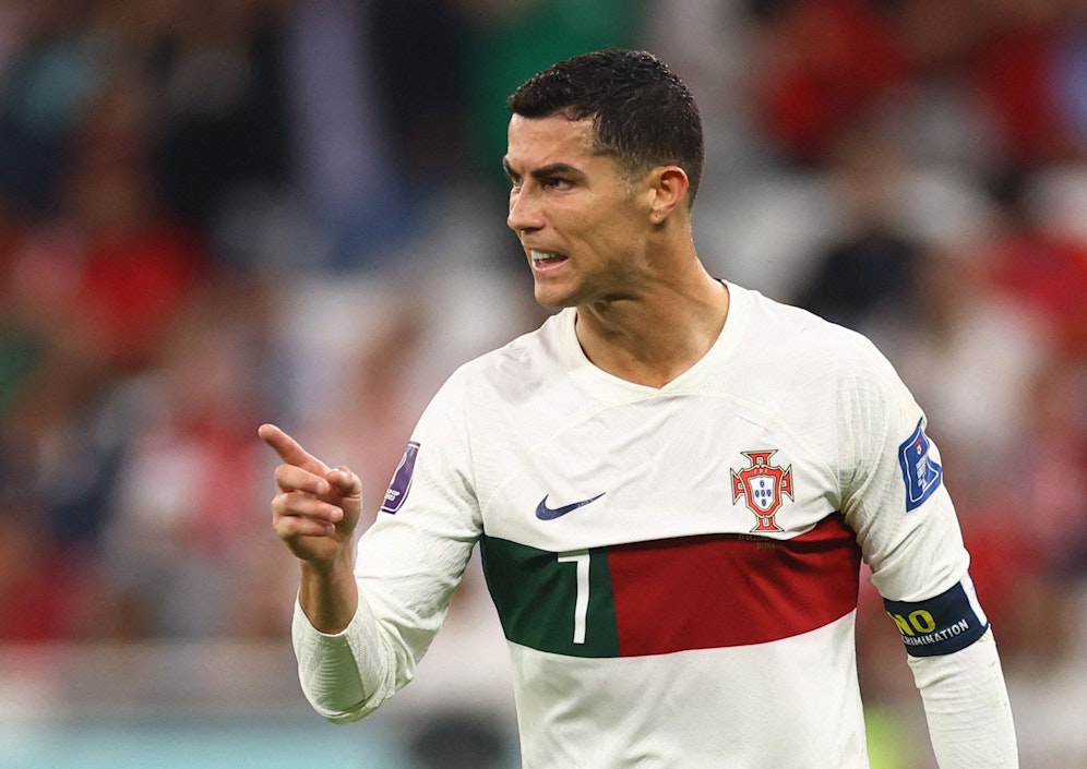 Cristiano Ronaldo kann sich eine Spitze gegen den Ex-Portugal-Coach nicht verkneifen. 