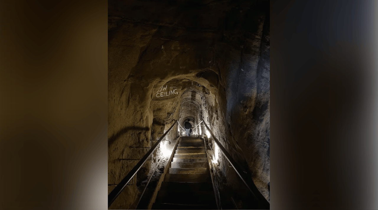 Heute.at - Niemand weiß, ob diese Treppe rauf oder runter führt