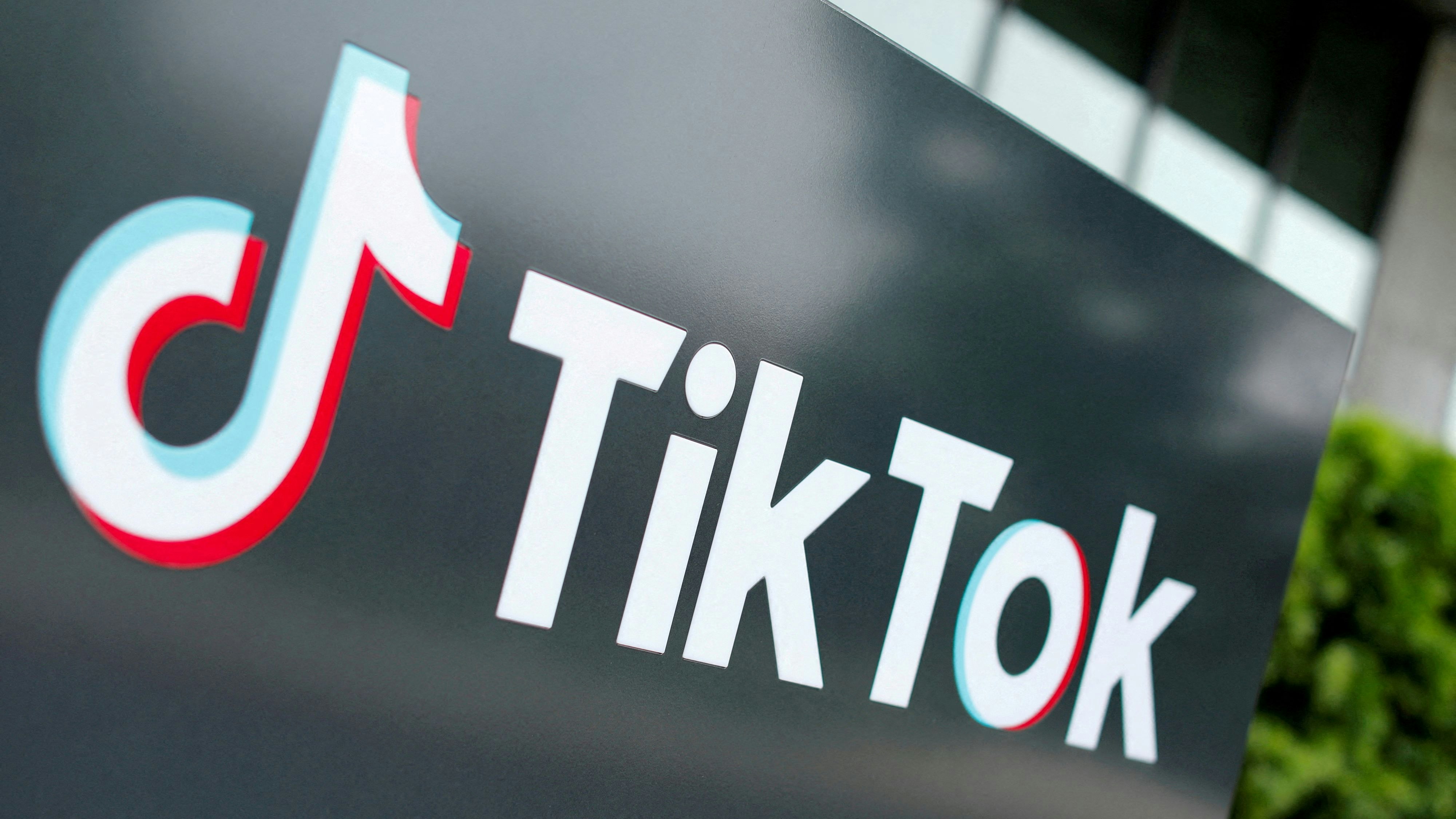 FILE PHOTO: The TikTok logo is pictured in Culver City, California, U.S.,  September 15, 2020.   REUTERS/Mike Blake/File Photo