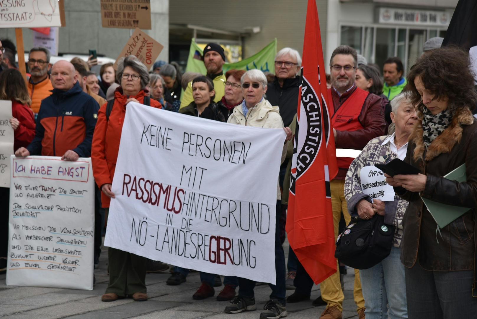 Demonstration in St. Pölten